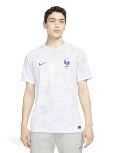 Dres Nike FFF 2022/23 Stadium Away Dri-FIT Football Shirt Bela | DN0688-100