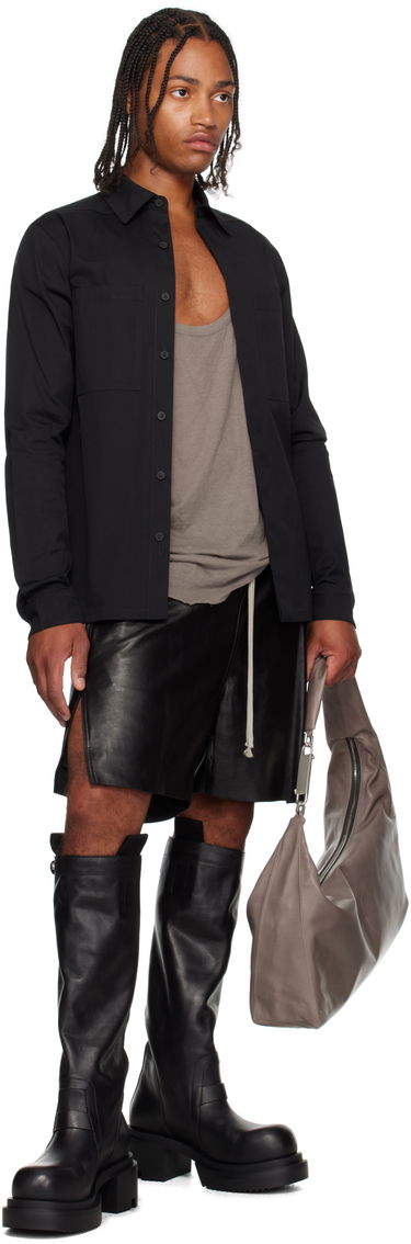 Torba za čez ramo Rick Owens Rick Owens Concordians Gemini Shoulder Bag Siva | RA02E0724 LCA, 3