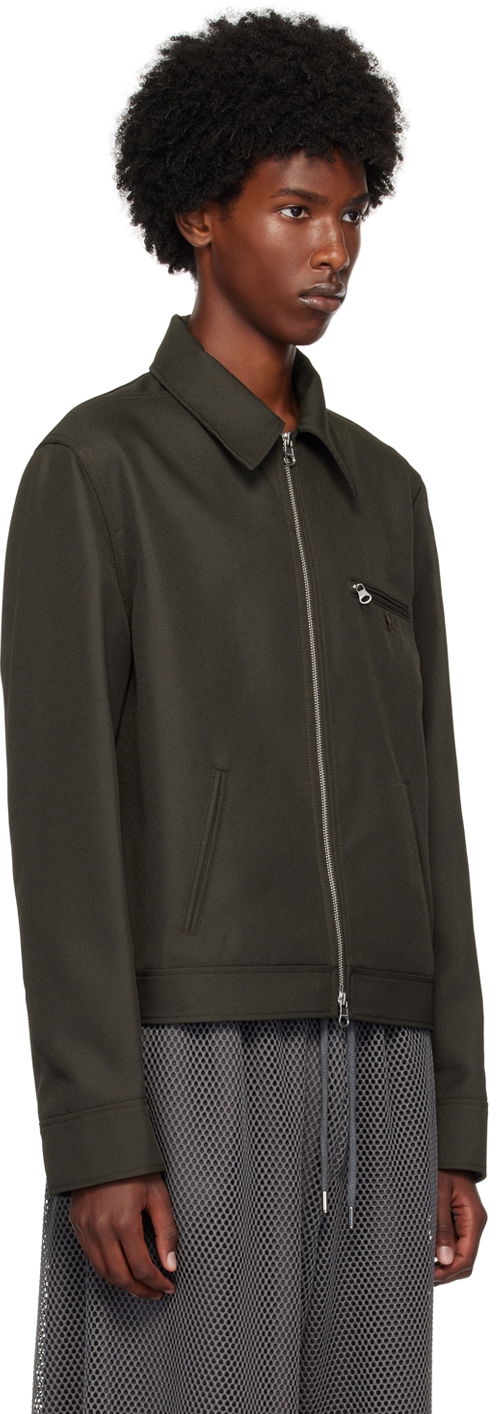 Bomber jakna Courrèges Signature Retro Zip-Up Jacket Zelena | 324CBL204PL0056, 1