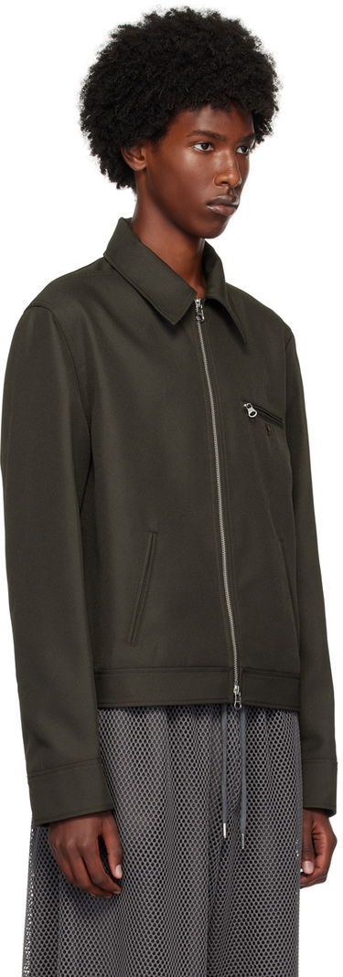 Bomber jakna Courrèges Signature Retro Zip-Up Jacket Zelena | 324CBL204PL0056, 1