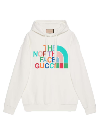 Pulover Gucci x The North Face Cotton Sweatshirt Bela | 615061 XJDYS 9095