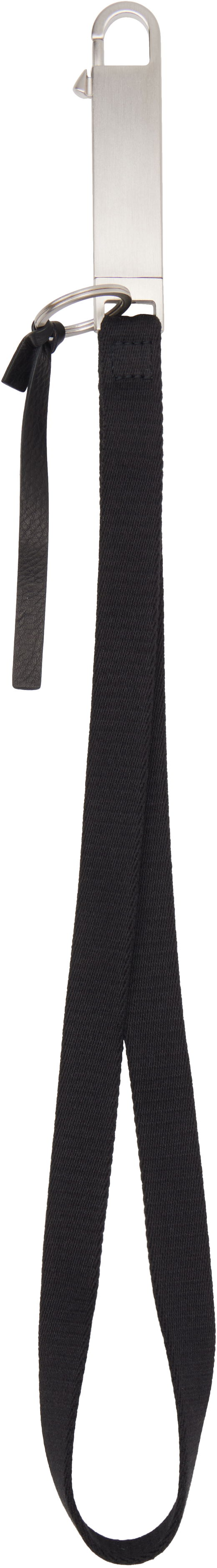 Obeski za ključe Rick Owens Rick Owens Hollywood Neck Hook Keychain Črna | RA01E0698 WEB