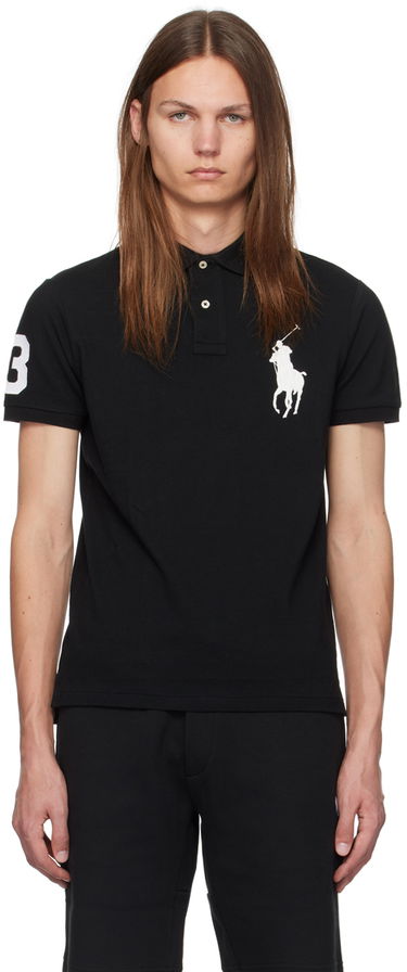 Polo majica Polo by Ralph Lauren Polo Ralph Lauren Black Big Pony Polo Črna | 710688969001, 0