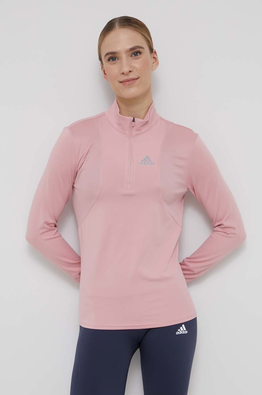 Pleteni pulover adidas Performance Performance Long Sleeve Running Top Roza | HC1771, 0
