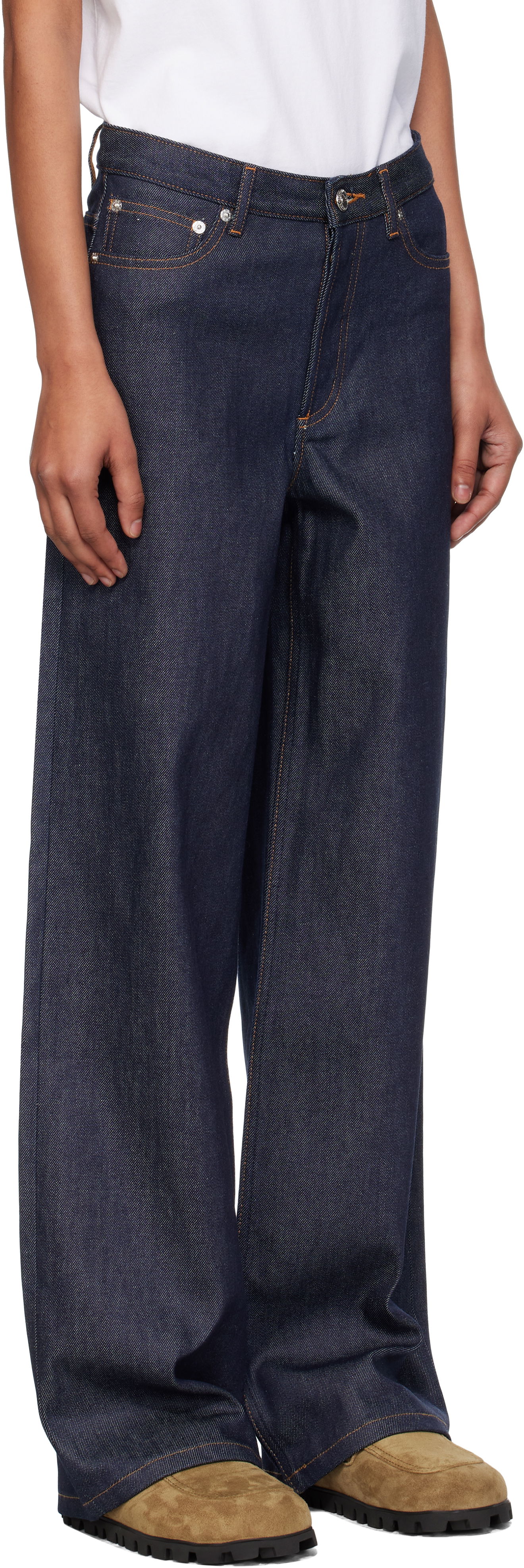 Kavbojke A.P.C. Elisabeth Jeans Modra | COZZI-F09181, 1