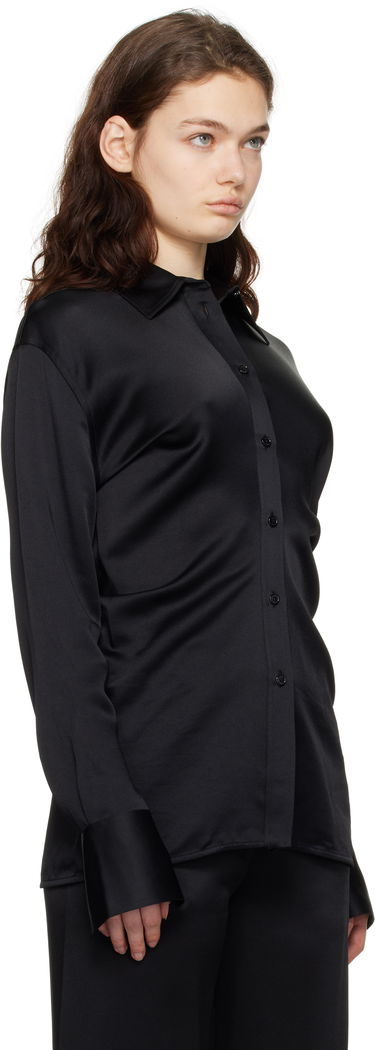 Srajce TOTEME TOTEME Slouch Waist Button-Down Shirt Črna | 251-WRT4282-FB0344, 1