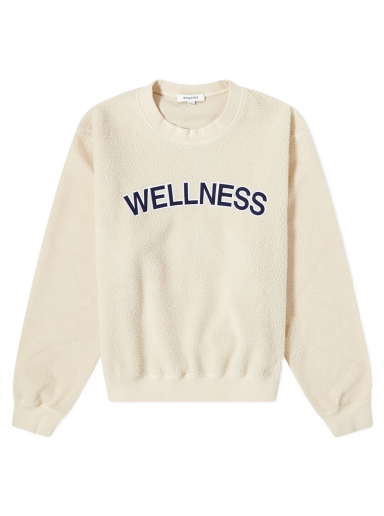 Pulover Sporty & Rich Wellness Sherpa Sweatshirt Bež | CR666CR