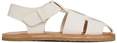Kopalke The Row The Row Fisherman Sandals Bela | F1343-N60, 0