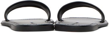 Obleke The Row The Row Leather Beach Slides Bela | F1386-SPN60, 4