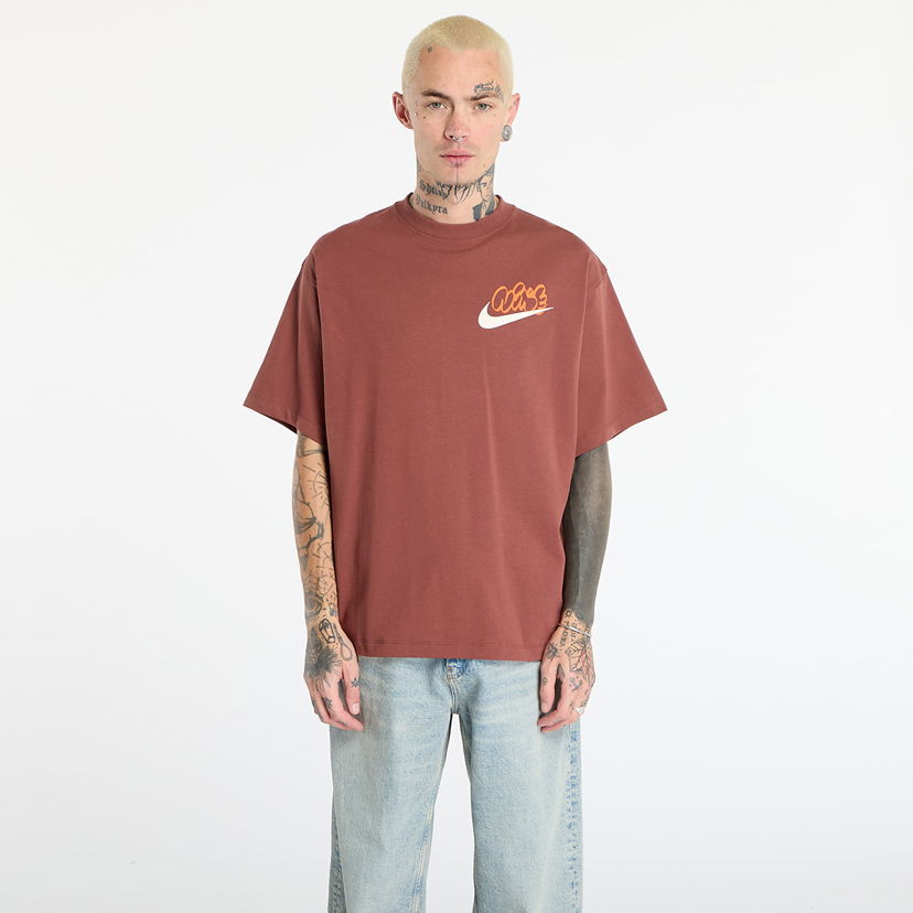 Majica Nike T-shirt Solo Swoosh Bordo | IH4294-218