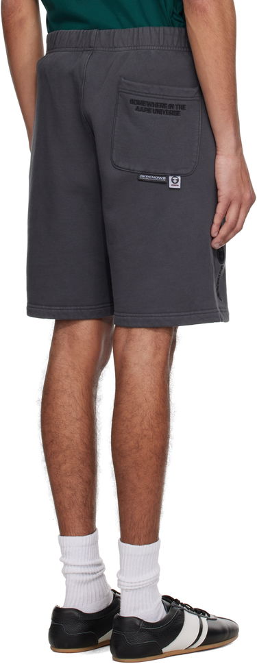 Kratke hlače AAPE by A Bathing Ape AAPE by A Bathing Ape 'AAPE Now' Sweat Shorts Siva | AAPSPMB678XXNBKL, 2