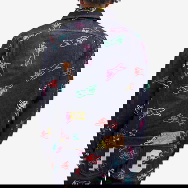 Jakna BBC IceCream ICECREAM A/O Running Dog Denim Trucker Jacket Modra | IC24245-MU, 3