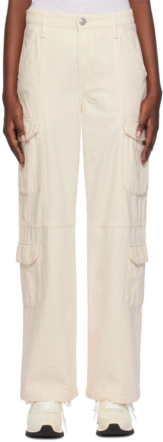 Cargo hlače rag & bone Cailyn Denim Cargo Pants Bež | WDD23H2960FCEC