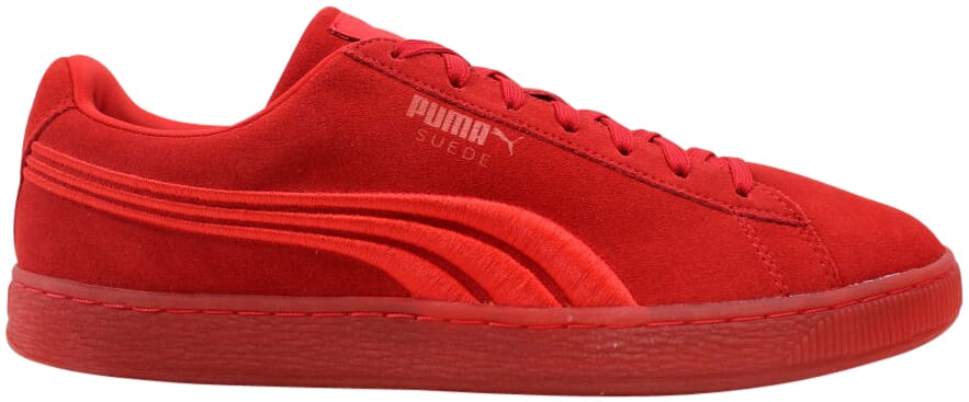 Superge in čevlji Puma Suede Classic Badge Iced High Risk Red Rdeča | 364483-01, 0