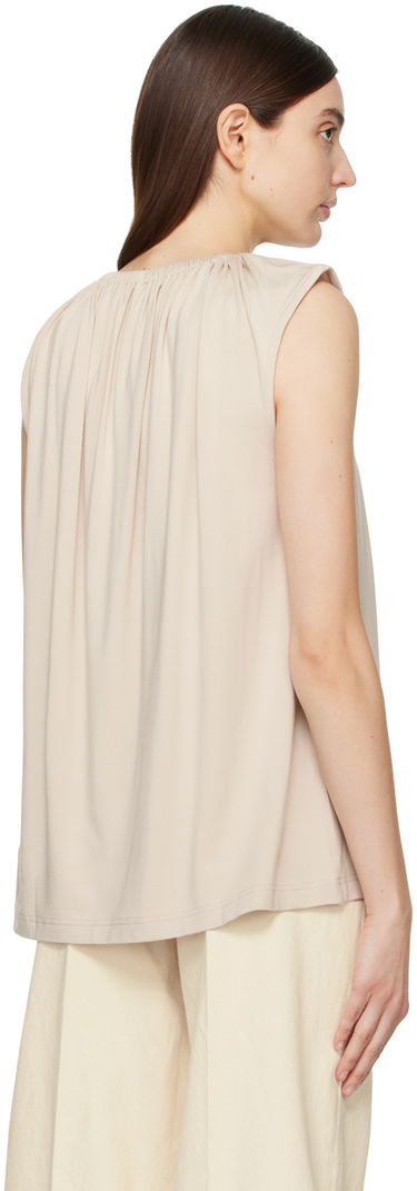 Majica brez rokavov TOTEME TOTEME Women's Crewneck Tank Top Bež | 242-WRT1716-FB0163, 2