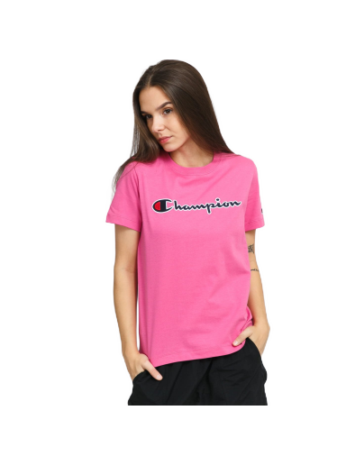 Majica Champion Crewneck T-Shirt Roza | 114472 IBR