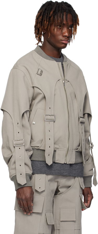 Bomber jakna We11done We11done Double Layered MA-1 Bomber Jacket Siva | WD-JP0-25-032-U-GY, 1
