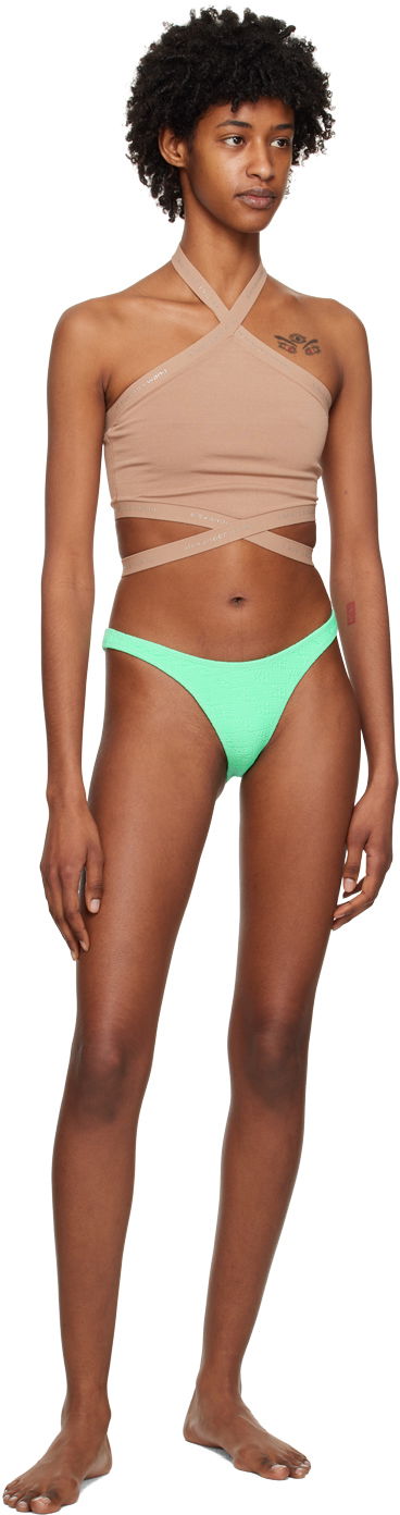 Kopalke Alexander Wang Jacquard Bikini Bottom Zelena | 4CC2238040, 3