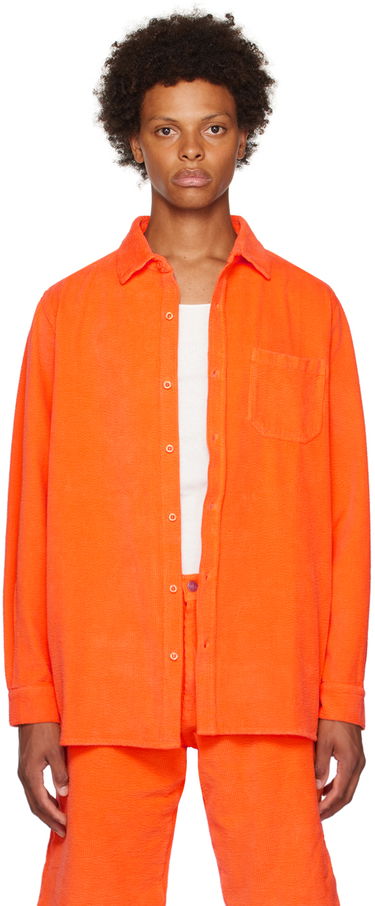 Srajce ERL Spread Collar Corduroy Shirt Oranžna | ERL06B002, 0