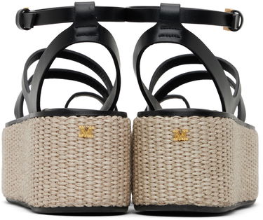 Nega čevljev Max Mara Max Mara Biarritz Platform Sandals Črna | 2345210338600, 1