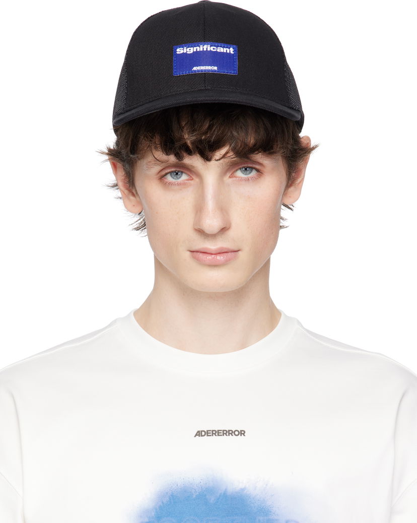 Kapa ADER ERROR ADER error 'Significant' Tag Trucker Hat Črna | BM41FYHW0204BK