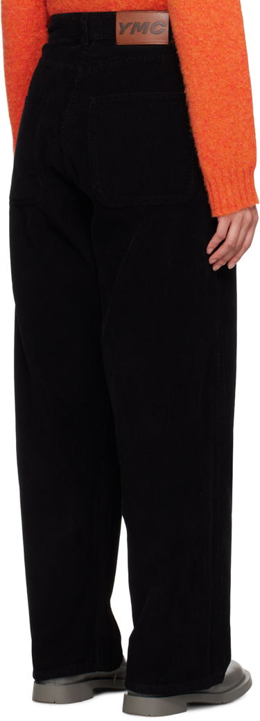 Hlače YMC YMC Silver Corduroy Trousers Črna | Q4VAL, 2