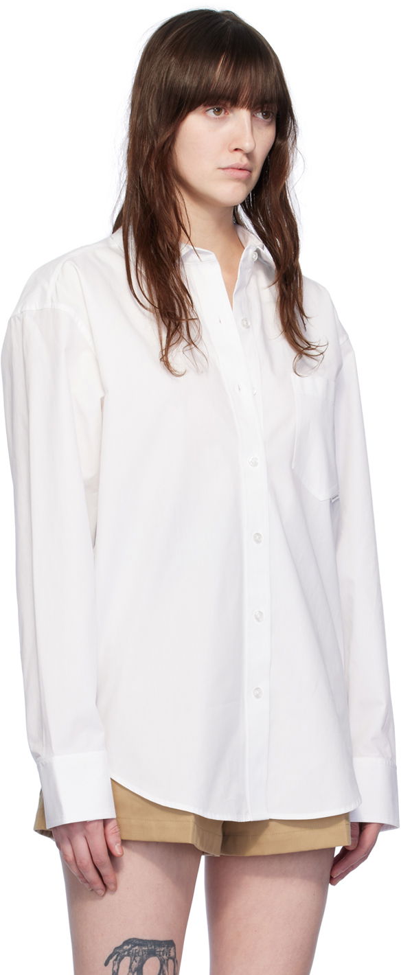 Srajce Alexander Wang Pocket Shirt Bela | 4WC2241482, 1