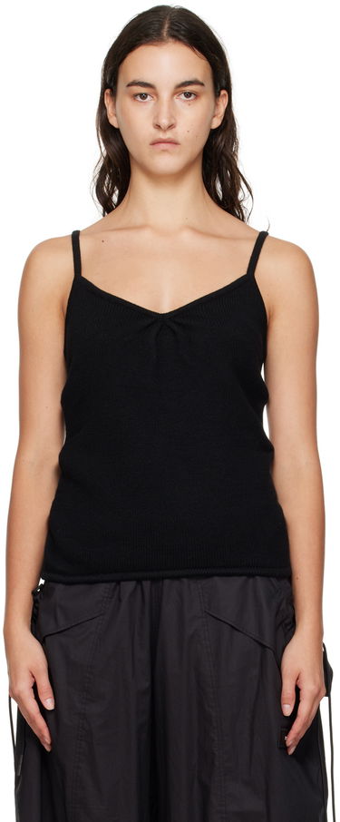 Majica brez rokavov We11done We11done V-Neck Knit Camisole Črna | WD-KT3-23-607-W-BK, 0