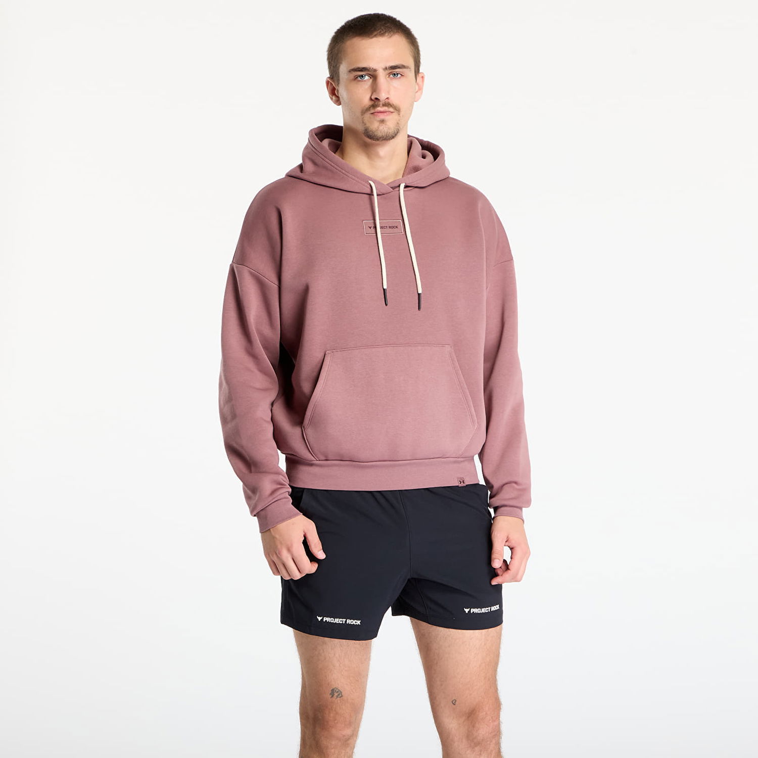 Pulover Under Armour Project Rock Icon Hoodie Roza | 6005087-651, 0