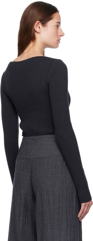 Pleteni pulover OUR LEGACY Our Legacy Strict Knit Sweater Mornarica | W4253SO, 2