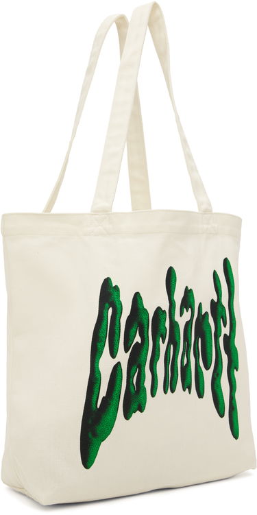 Tote bag Carhartt WIP Black Canvas Tote Bag with Graphic Pins Print Črna | I033975_5, 4