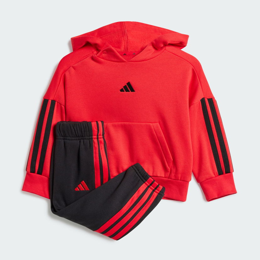 Trenirka adidas Performance Essentials Hoodie and Pants Set Rdeča | JN6512