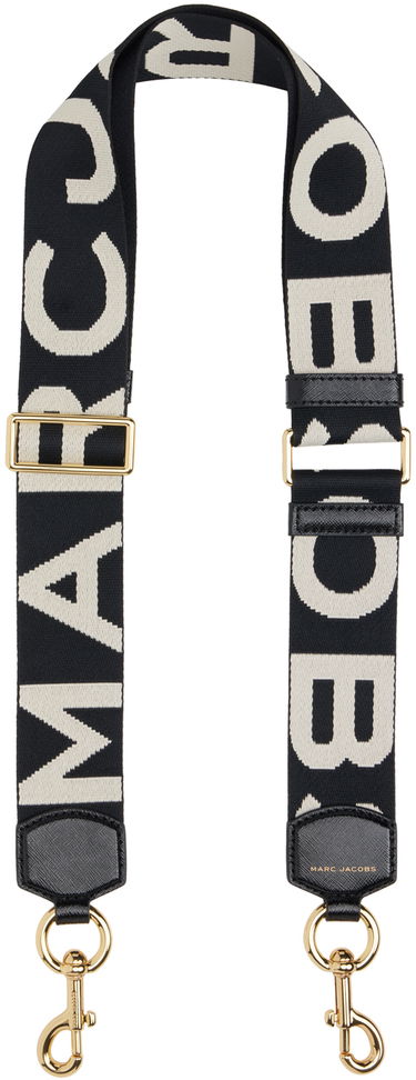 Pasovi Marc Jacobs Marc Jacobs 'The Logo Webbing' Shoulder Strap Črna | 2S3SST013S02, 0