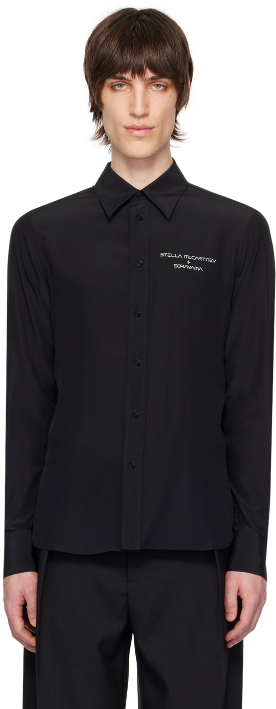 Srajce Stella McCartney Stella McCartney Robot Shirt Črna | 6201053DS210
