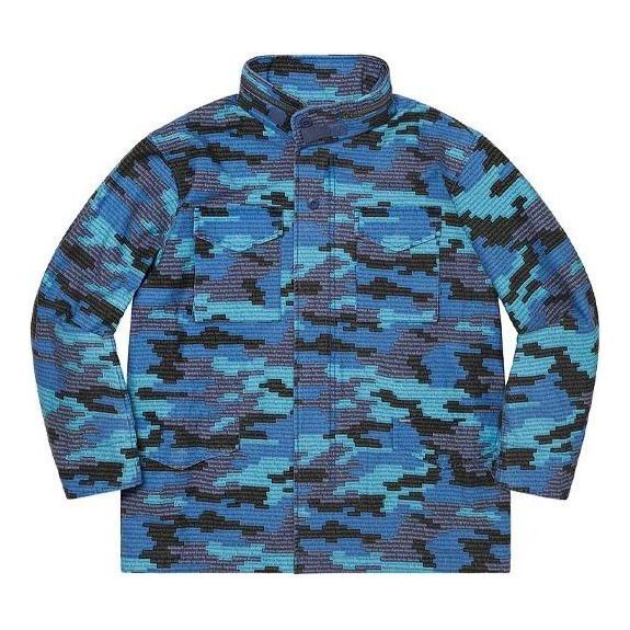 Parka Supreme Logo Camo M-65 Jacket Modra | SUP-SS21-521