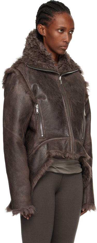 Jakna Rick Owens Concordians Exploder Reversible Shearling Jacket Rjava | RP02E4722 LSHTR, 1
