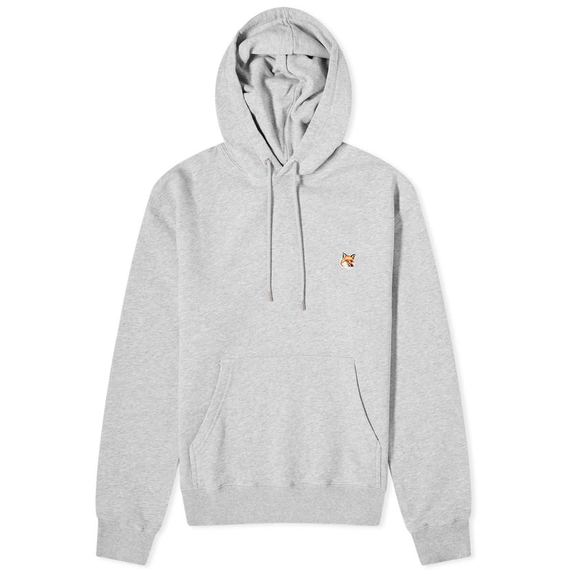 Pulover MAISON KITSUNÉ Patch Regular Hoodie Siva | LM00702KM0001-H120