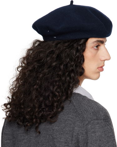 Baretka Maison Margiela Maison Margiela Heavy Wool Beret Mornarica | S50TC0075 M13115, 2