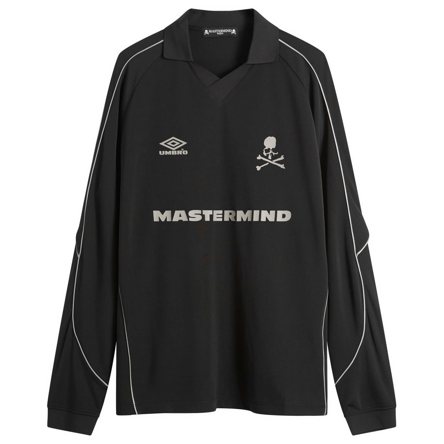 Dres Mastermind WORLD MASTERMIND WORLD x Umbro Long Sleeve Game Shirt, Size Large Črna | MW25C14-TS228-1, 0