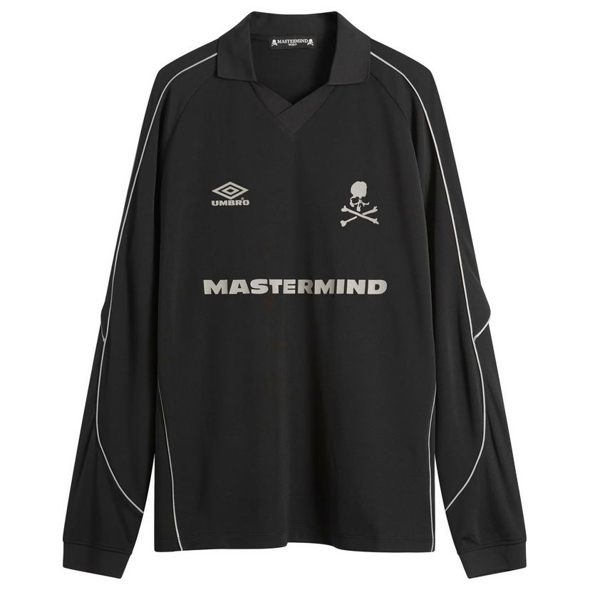 Dres Mastermind WORLD MASTERMIND WORLD x Umbro Long Sleeve Game Shirt, Size Large Črna | MW25C14-TS228-1
