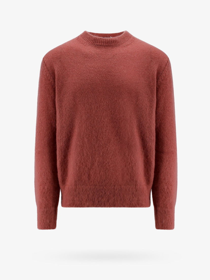 Pleteni pulover Off-White Crewneck Sweater Rdeča | OMHE170F23KNI0012761