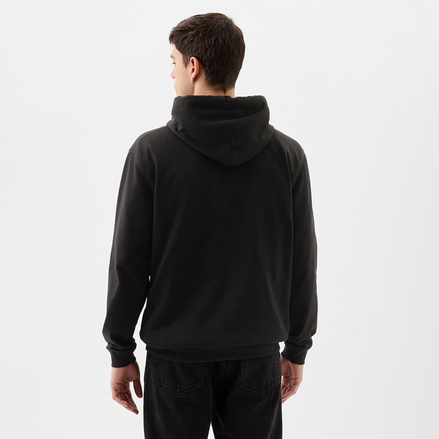 Pulover GAP GAP Logo Pullover Hoodie Črna | 862302-01, 1
