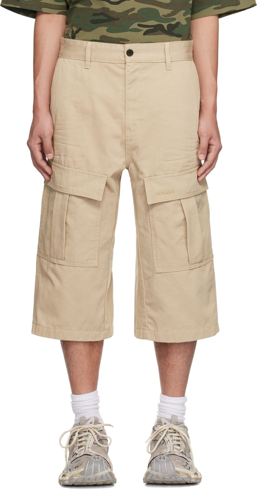 Kratke hlače We11done We11done Cargo Chino Shorts Bež | WD-PT0-25-226-M-BG