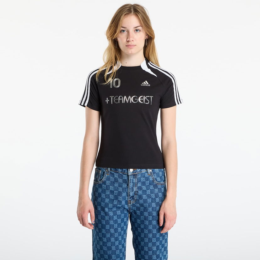 Majica adidas Originals Adilenium Season 4 Teamgeist Slim T-Shirt Črna | KE9812