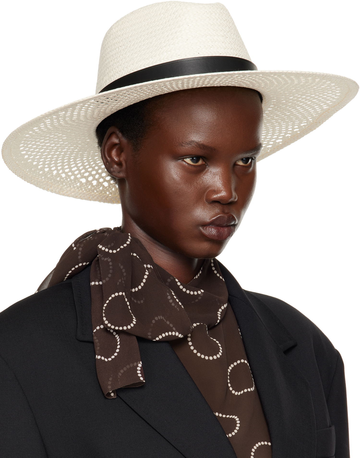 Klobuk Max Mara Max Mara Sidney Panama Hat Bela | 2414571032600, 1