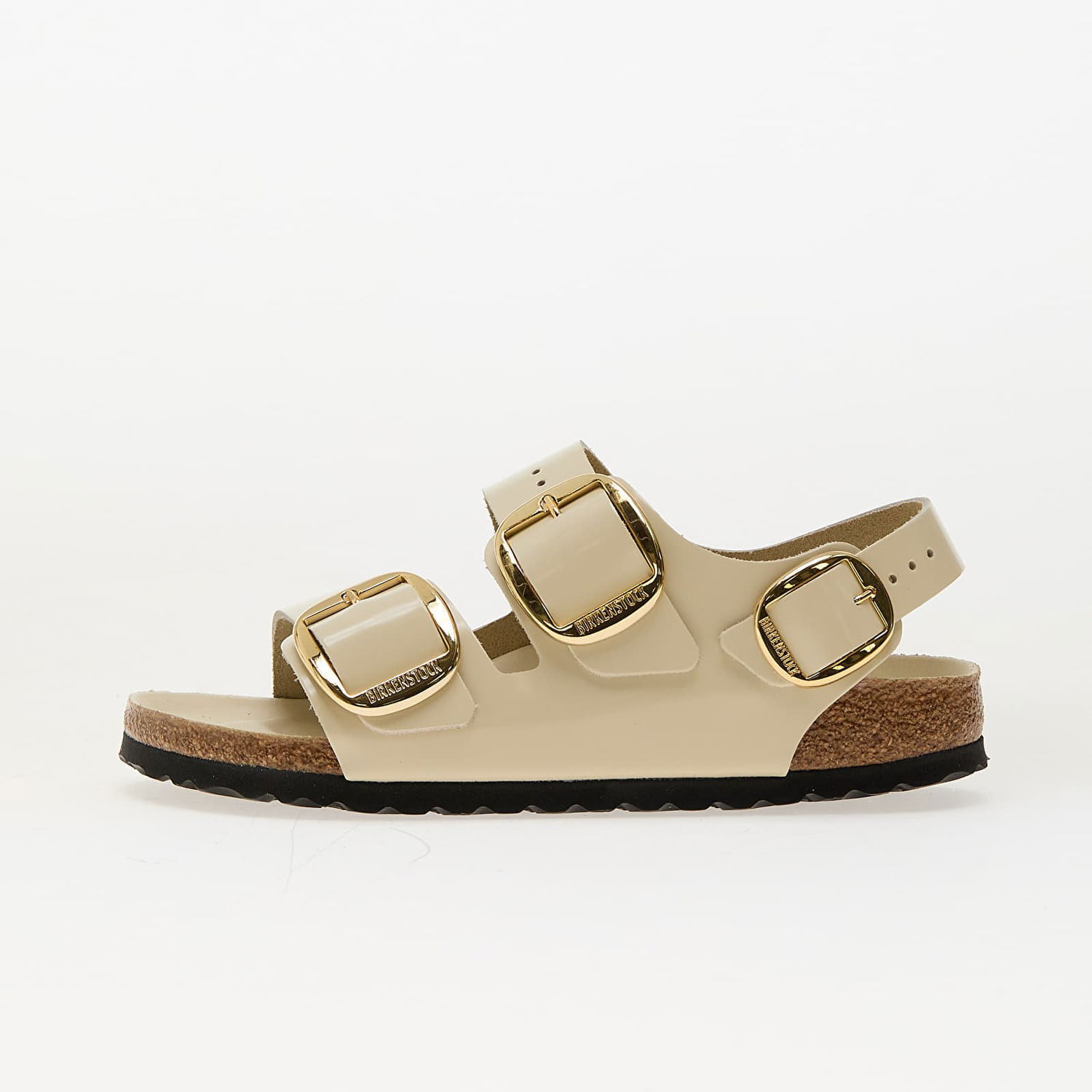 Superge in čevlji Birkenstock Birkenstock Milano Big Buckle Sandals Bež | 1025395, 0