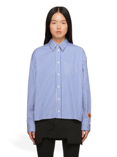 Srajce HERON PRESTON Striped Shirt Modra | HWGE005F23FAB0014632