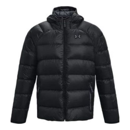 Puhovka Under Armour Men's Hooded Down Jacket Črna | 1364903-003
