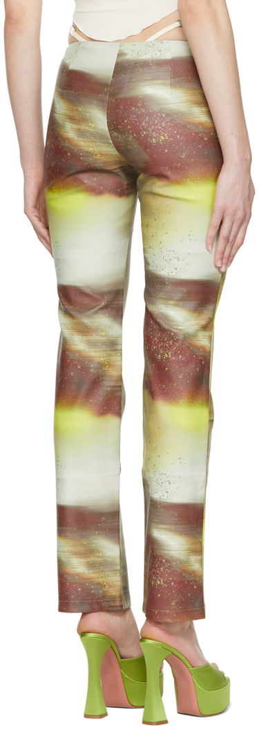 Hlače Miaou Miaou Rex Print Trousers Rjava | 1021-CL, 2