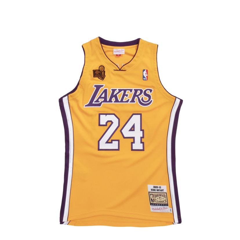 Dres Mitchell & Ness NBA AUTHENTIC JERSEY LOS ANGELES LAKERS 2009-10 KOBE BRYANT #24 Rumena | AJY4GS18450-LALLTGD09KBR